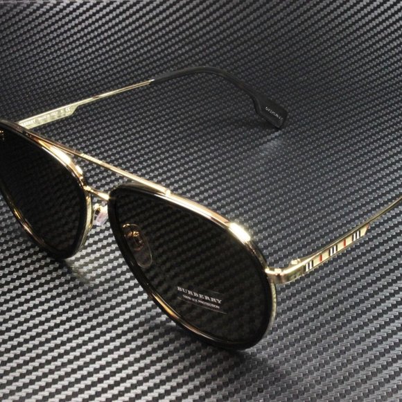 Burberry Gold Brown 59mm Sunglasse - Picture 1 of 5